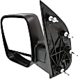 2003 Ford E-250 - Driver Side Mirror, Manual Adjust, Non-Heated, Textured Black, Manual Folding, No Signal Light, No Blind Spot Feature, No Memory, No Puddle Light, No Auto-Dimming