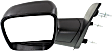 2003 Ford E-250 - Driver Side Mirror, Manual Adjust, Non-Heated, Textured Black, Manual Folding, No Signal Light, No Blind Spot Feature, No Memory, No Puddle Light, No Auto-Dimming