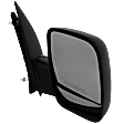 2005 Ford E-350 Super Duty Base - 4-bolt Mount, Passenger Side Mirror, Manual Adjust, Non-Heated, Textured Black, Manual Folding, No Signal Light, No Blind Spot Feature, No Memory, No Puddle Light, No Auto-Dimming