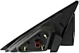 Passenger Side Mirror, Power, Non-Folding, Non-Heated, Textured Black, No Signal Light, No Memory, No Puddle Light, No Auto-Dimming, No Blind Spot Feature