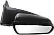 Passenger Side Mirror, Power, Non-Folding, Non-Heated, Textured Black, No Signal Light, No Memory, No Puddle Light, No Auto-Dimming, No Blind Spot Feature