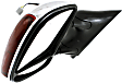 Driver Side Towing Mirror, Power Adjust, Manual Folding, Heated, Chrome, In-housing Signal Light, No Memory, No Puddle Light, No Auto-Dimming, With Blind Spot Glass