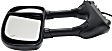 2006 Ford F-250 Super Duty - Passenger Side Towing Mirror, Power Adjust, Heated, Textured Black, Manual Folding, In-housing Signal Light, With Blind Spot Glass, No Memory, No Puddle Light, No Auto-Dimming