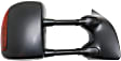 2006 Ford F-250 Super Duty - Passenger Side Towing Mirror, Power Adjust, Heated, Textured Black, Manual Folding, In-housing Signal Light, With Blind Spot Glass, No Memory, No Puddle Light, No Auto-Dimming