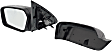 2010 Ford Fusion S - Driver Side Mirror, Power Adjust, Non-Heated, With 1 Paintable and 1 Textured Black Cap, Non-Folding, No Signal Light, No Blind Spot Feature, No Memory, No Puddle Light, No Auto-Dimming