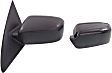 2010 Ford Fusion S - Driver Side Mirror, Power Adjust, Non-Heated, With 1 Paintable and 1 Textured Black Cap, Non-Folding, No Signal Light, No Blind Spot Feature, No Memory, No Puddle Light, No Auto-Dimming