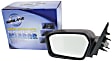 2010 Ford Fusion S - Driver Side Mirror, Power Adjust, Non-Heated, With 1 Paintable and 1 Textured Black Cap, Non-Folding, No Signal Light, No Blind Spot Feature, No Memory, No Puddle Light, No Auto-Dimming