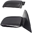 2010 Ford Fusion SEL - Driver Side Mirror, For Models Without Blind Spot Information System, Power Adjust, Heated, With 1 Paintable and 1 Textured Black Cap, Non-Folding, No Signal Light, No Blind Spot Feature, No Memory, With Puddle Light, No Auto-Dimming~