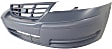 Front Primed Bumper Cover, Base/LX Models, With Emblem Provision