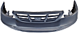 Front Primed Bumper Cover, Base/LX Models, With Emblem Provision