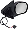 Passenger Side Mirror, Non-Towing, Power Adjust, Manual Folding, Non-Heated, Chrome, In-housing Signal Light, No Memory, No Puddle Light, No Auto-Dimming, No Blind Spot Feature