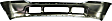 2001-2004 Ford F-250 Super Duty - Front Bumper, Chrome, Without Molding Holes, Without Pad Holes, Without Mounting Brackets