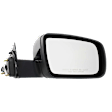 Passenger Side Mirror, Power Adjust, Manual Folding, Non-Heated, Paintable, No Signal Light, No Memory, No Puddle Light, No Auto-Dimming, No Blind Spot Feature