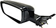 Driver Side Mirror, Power Adjust, Manual Folding, Heated, Paintable, No Signal Light, No Memory, With Puddle Light, No Auto-Dimming, No Blind Spot Feature