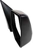 Passenger Side Mirror, Manual Adjust, Manual Folding, Non-Heated, Textured Black, No Signal Light, No Memory, No Puddle Light, No Auto-Dimming, No Blind Spot Feature