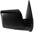 Passenger Side Mirror, Manual Adjust, Manual Folding, Non-Heated, Textured Black, No Signal Light, No Memory, No Puddle Light, No Auto-Dimming, No Blind Spot Feature