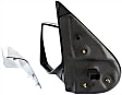 Driver Side Mirror, Power Adjust, Non-Heated, Manual Folding, With 1 Chrome and 1 Paintable Cap, No Signal Light, No Memory, With Puddle Light, No Auto-Dim, No Blind Spot Feature