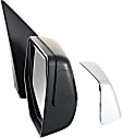 Passenger Side Mirror, Power Adjust, Non-Heated, Manual Folding, With 1 Chrome and 1 Paintable Cap, No Signal Light, No Memory, With Puddle Light, No Auto-Dim, No Blind Spot Feature