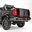 CC15-W3350-1 Rear Bumper, Black