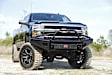 CH08-S2062-1 Front Black Steel Grille Guard, Gloss Black Powdercoated, with Pre-Runner Grille Guard