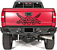 2019 GMC Sierra 2500 HD - Rear Bumper, With Sensors, Powdercoated Black
