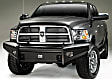 DR06-Q1161-1 Front Black Steel Elite Grille Guard, Powdercoated Black, without Full Grille Guard