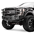 FS17-A4150-1 Front Bumper, Black, with Full Grill Guard