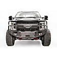FS17-A4150-1 Front Bumper, Black, with Full Grill Guard