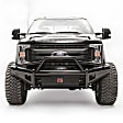 FS17-S4162-1 Front Bumper, Black, with Pre-Runner Guard, with Tow Hook