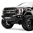 FS17-V4151-1 Front Bumper, Black, with No Guard