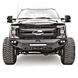 FS17-V4151-1 Front Bumper, Black, with No Guard