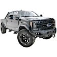 FS17-X4151-1 Front Bumper, Powdercoated Textured Black