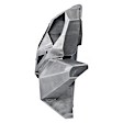 GR1010-1 Front Bumper, Black