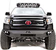 TT14-D2851-1 Front Bumper, Powdercoated Black, No Guard