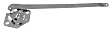 0846-812 R Front, Passenger Side Door Lock Switch Chrome
