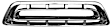 0847-070 G OE Replacement Series Grille Insert Chrome