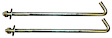 0847-240 Battery Tray - Steel, Direct Fit, Set of 2