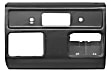 0848-350 U Dash Panel - Black, Plastic, Direct Fit