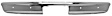 0849-020CA Rear Bumper, Chrome