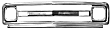 0849-050 G Base OE Replacement Series Grille Shell Chrome