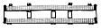 0849-053 G Base OE Replacement Series Grille Insert Silver