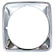 0849-055 L Driver Side Headlight Bezel, Chrome