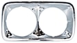 0849-058 R Passenger Side Headlight Bezel, Chrome