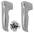 0849-081/082 Driver and Passenger Side Bumper Guard, Chrome, Steel