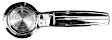 0849-355 Front, Driver or Passenger Side Chrome Exterior Door Handle, With Key Hole