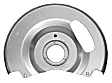 0849-800 DC Brake Dust Shields Polished, Stainless Steel