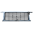 0851-050 OE Replacement Series Grille Chrome Shell with Painted Gray Insert