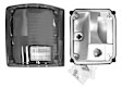 0851-611 L Driver Side Halogen Tail Light, Without bulb(s), OE Replacement