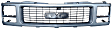 0853-043 OE Replacement Series Grille Silver Shell with Gray Insert