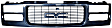 0853-045 OE Replacement Series Grille Black